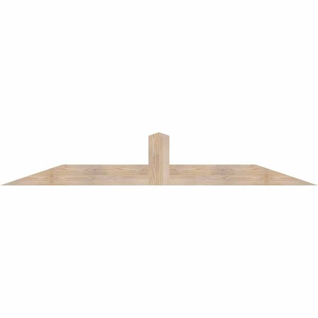 Ekena Millwork Portland Smooth Timber Gable Bracket, Douglas Fir, 84"W x 14"H x 1 1/2"D x 5 1/2"F, 4/12 Pitch GBW084X14X0206POR00SDF